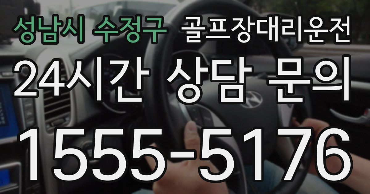 골프장대리운전 서비스