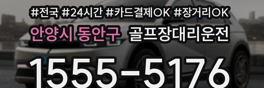 안양시 동안구 골프장대리운전