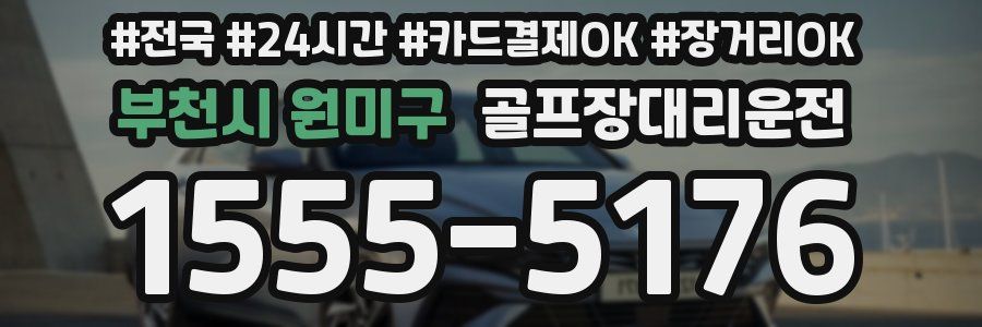 부천시 원미구 골프장대리운전