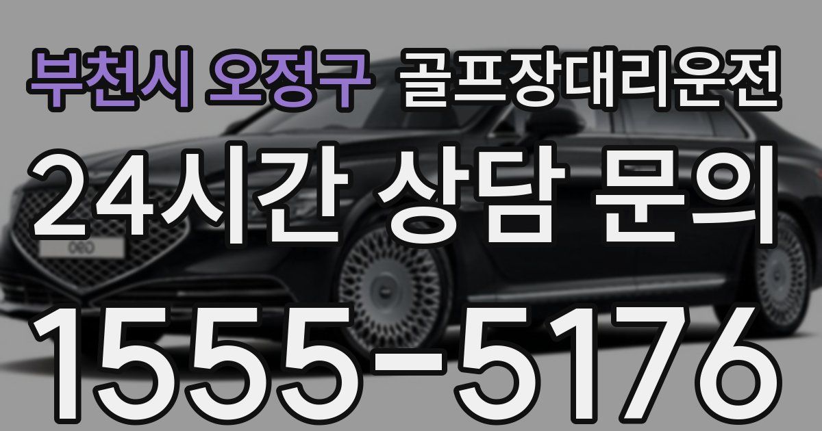 골프장대리운전 서비스