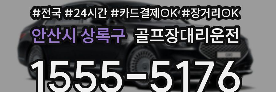 안산시 상록구 골프장대리운전