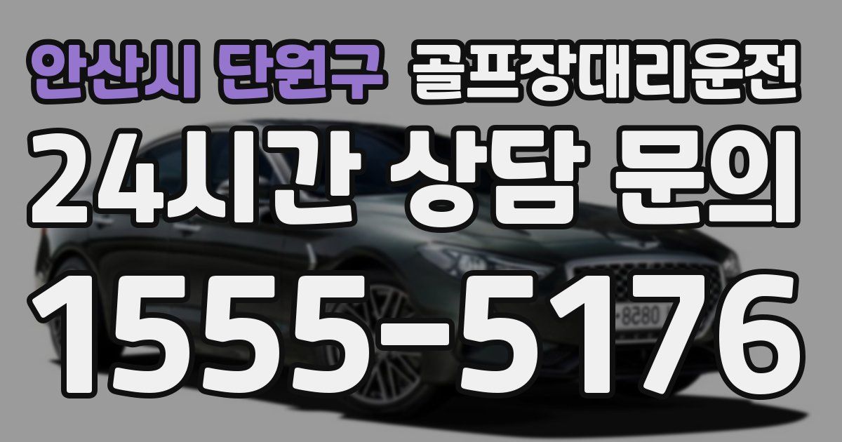 골프장대리운전 서비스