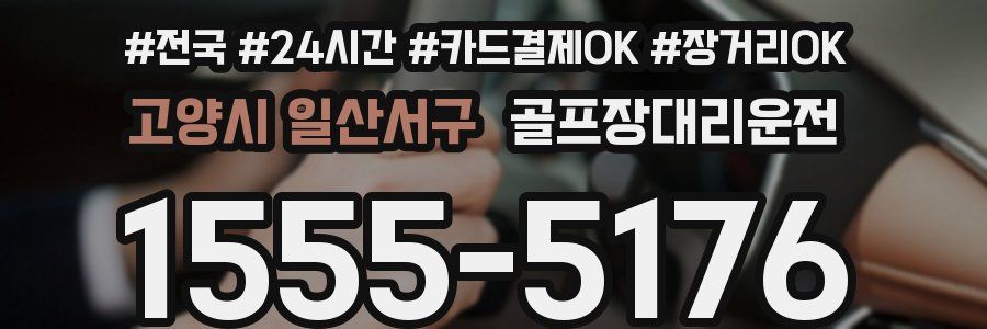 고양시 일산서구 골프장대리운전