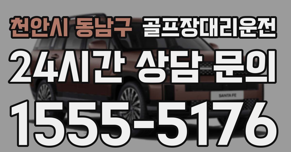 골프장대리운전 서비스