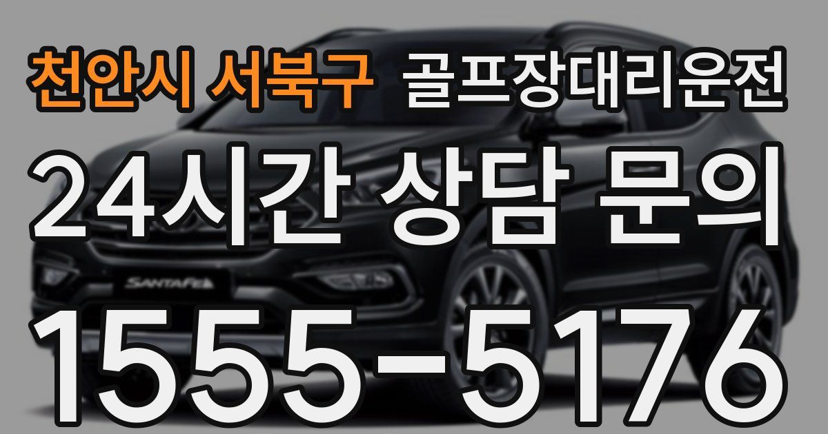 골프장대리운전 서비스