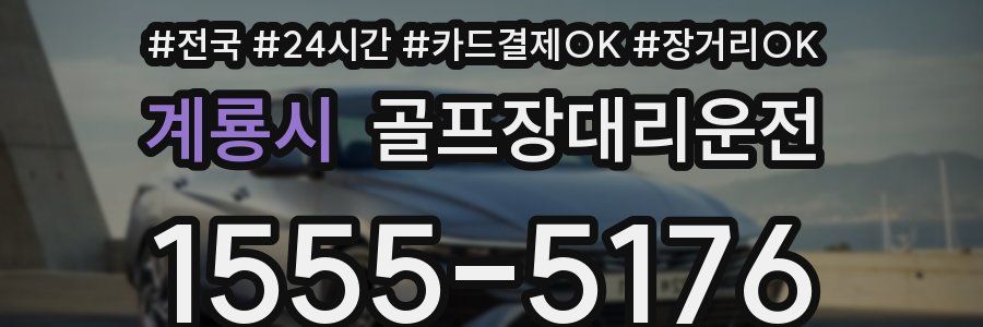 계룡시 골프장대리운전