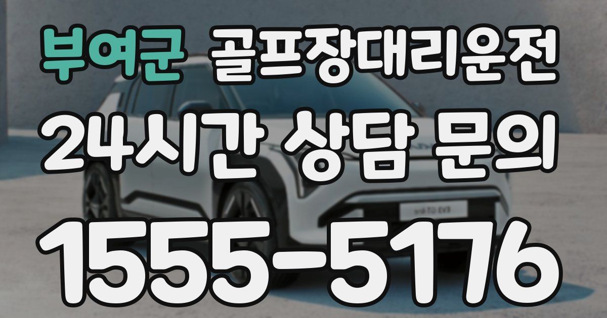 골프장대리운전 서비스