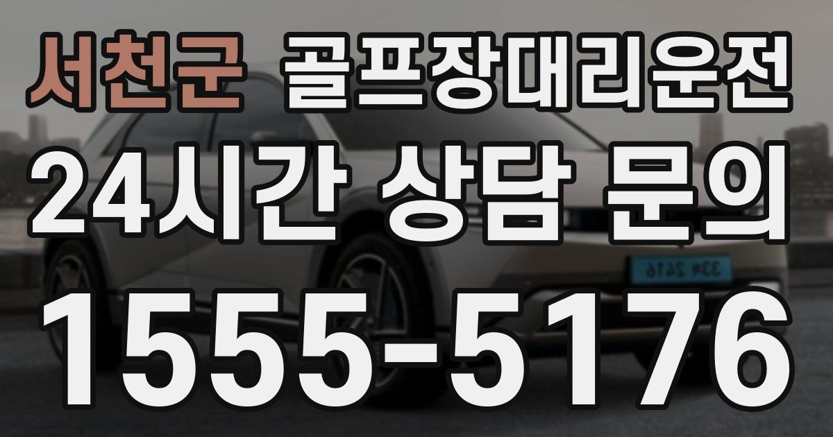 골프장대리운전 서비스