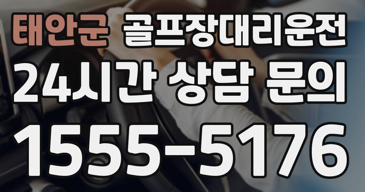골프장대리운전 서비스