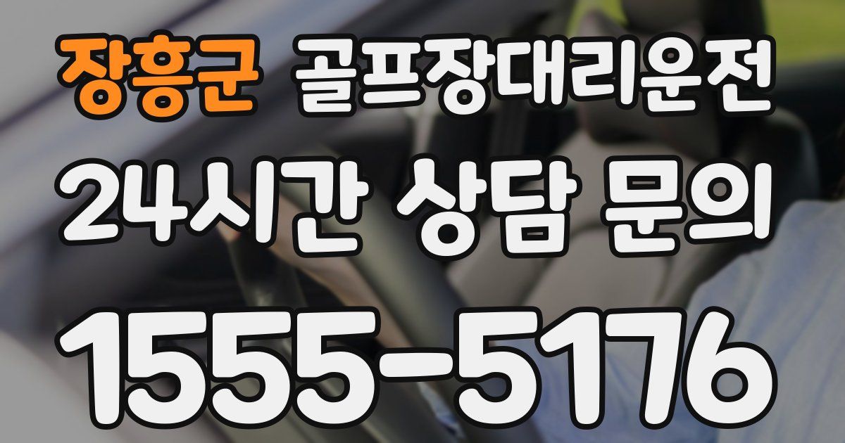 골프장대리운전 서비스