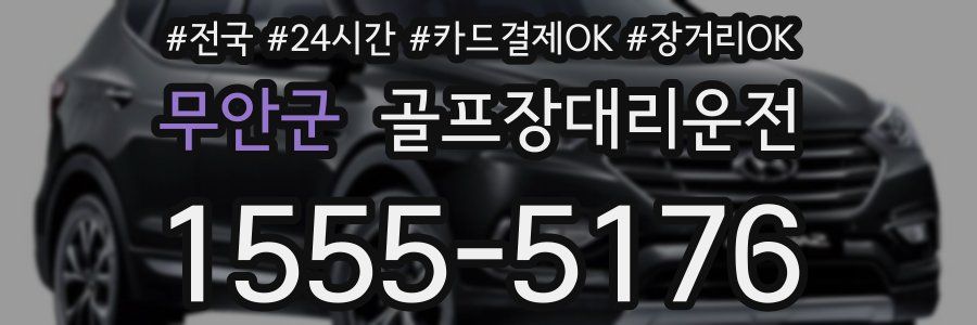 무안군 골프장대리운전