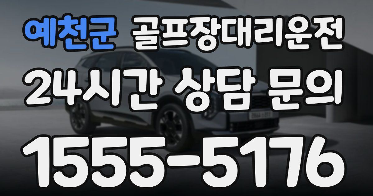 골프장대리운전 서비스
