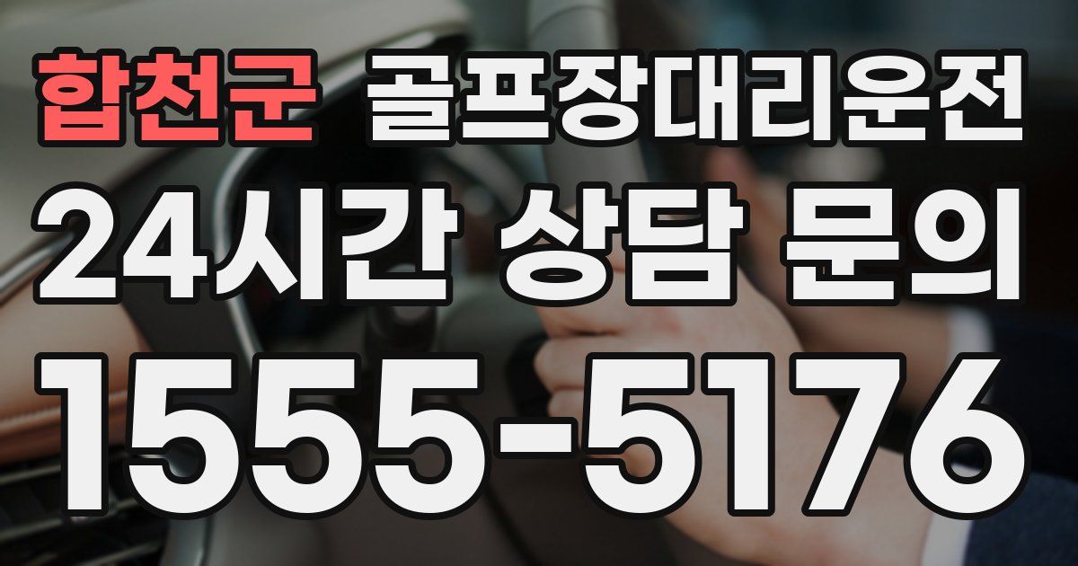 골프장대리운전 서비스