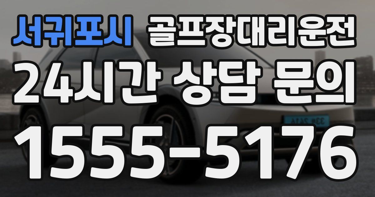 골프장대리운전 서비스