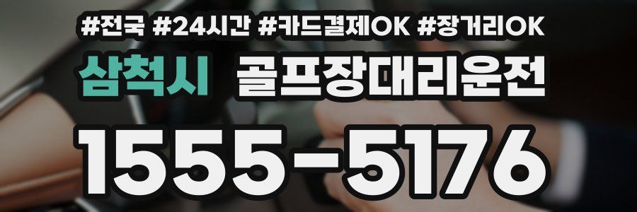 삼척시 골프장대리운전