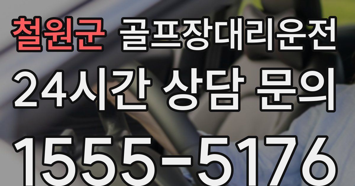 골프장대리운전 서비스