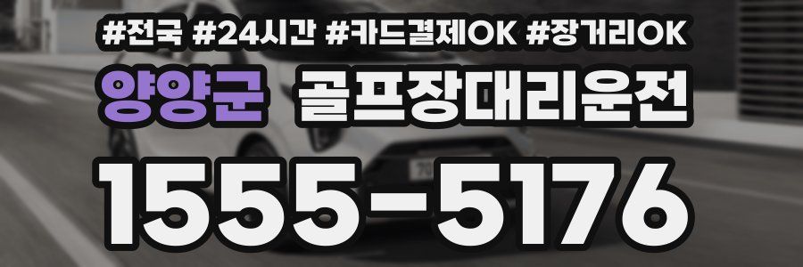 양양군 골프장대리운전