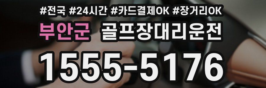 부안군 골프장대리운전