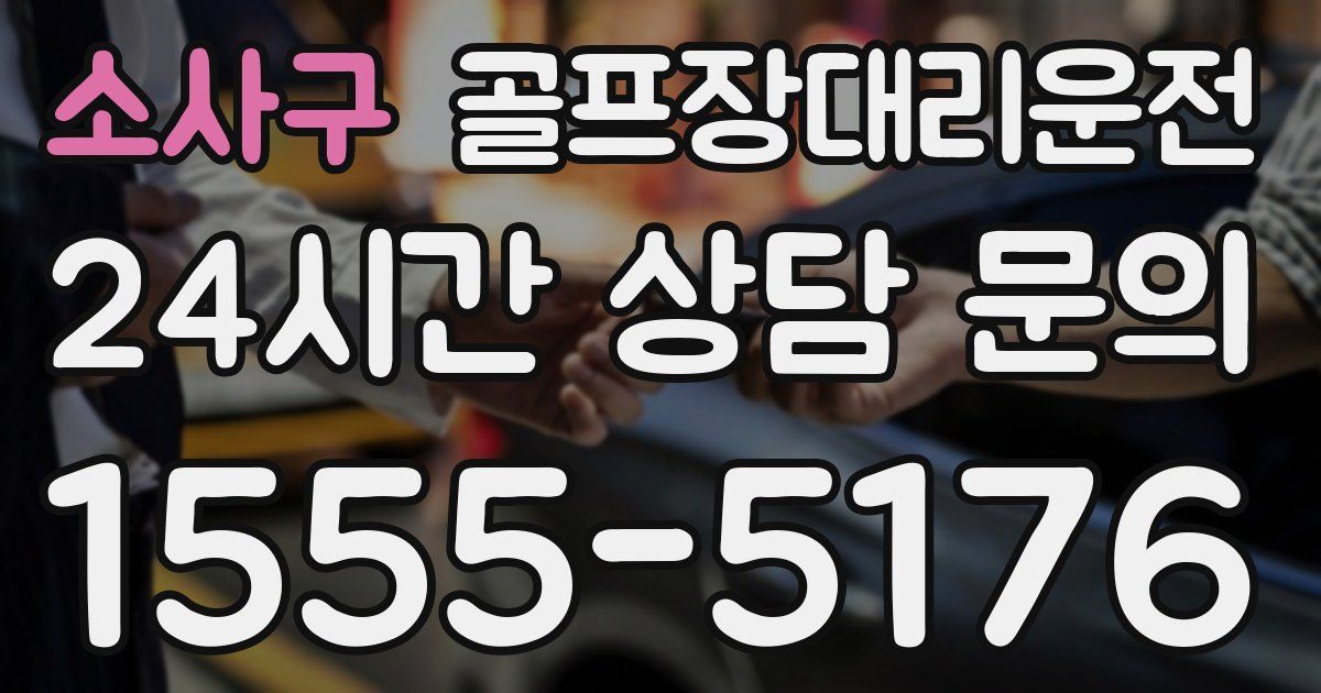골프장대리운전 서비스
