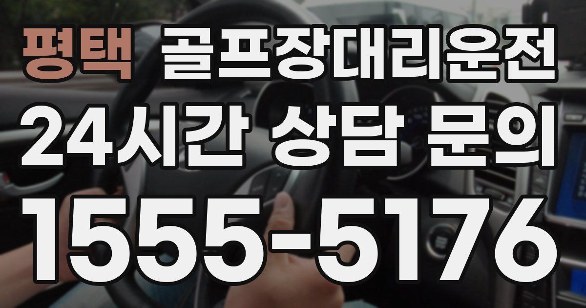 골프장대리운전 서비스