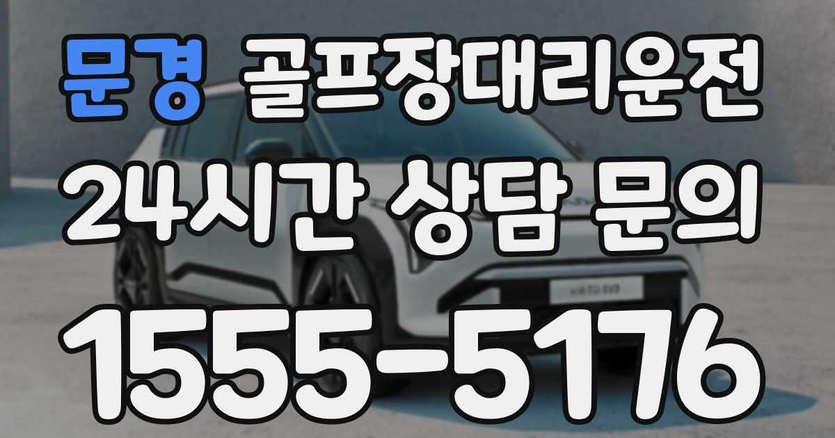 골프장대리운전 서비스