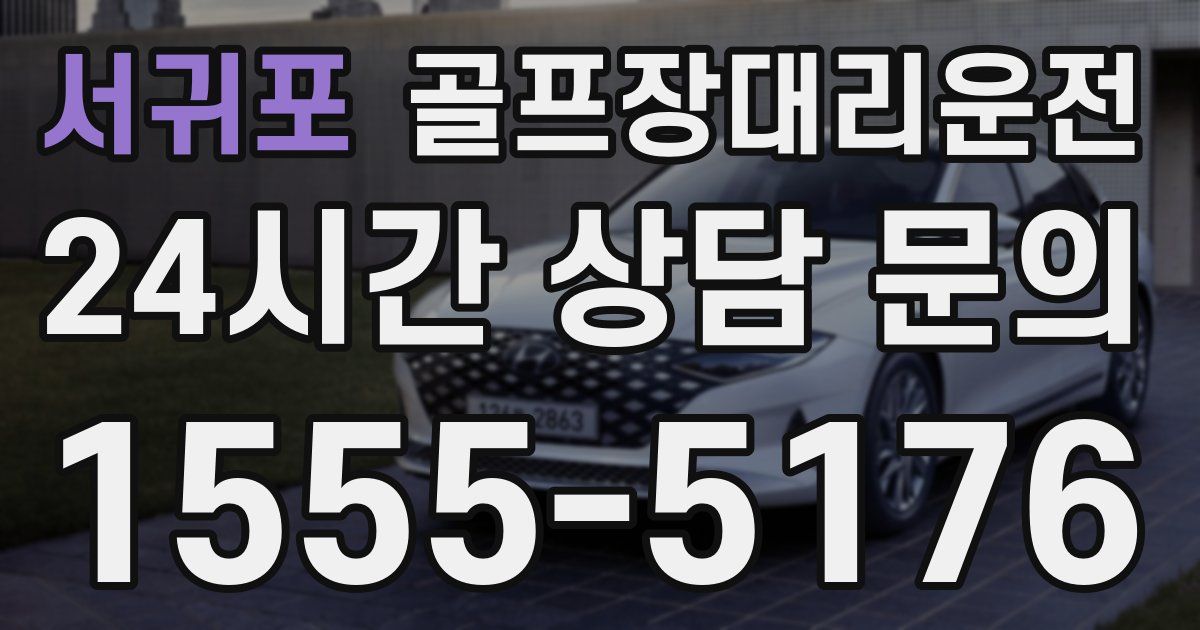 골프장대리운전 서비스
