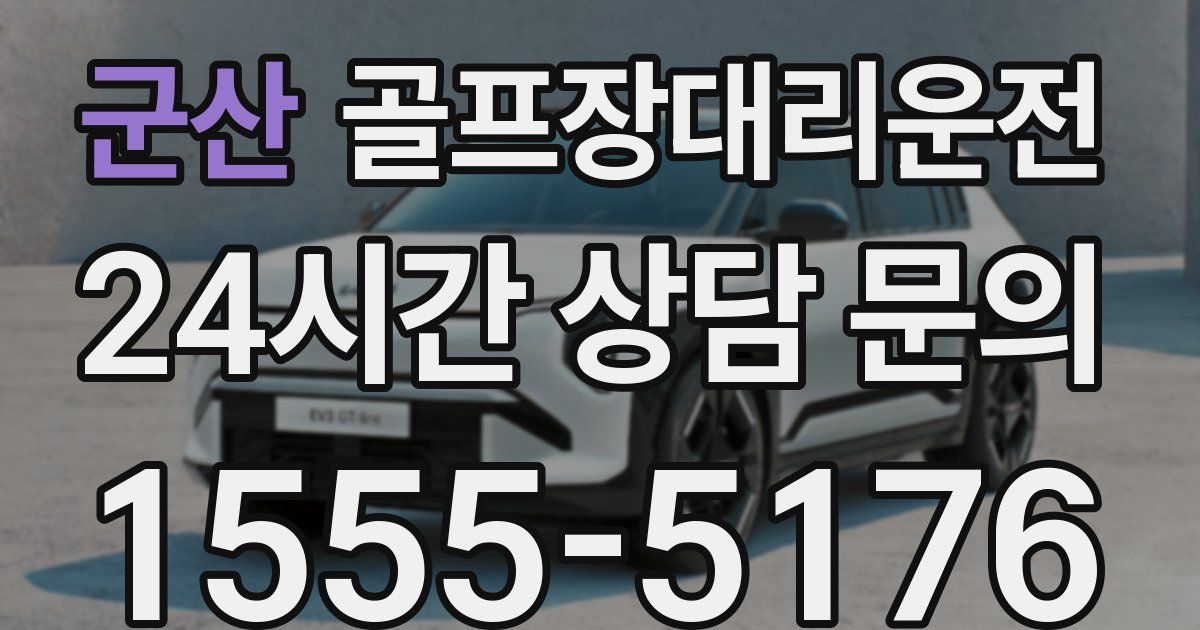 골프장대리운전 서비스