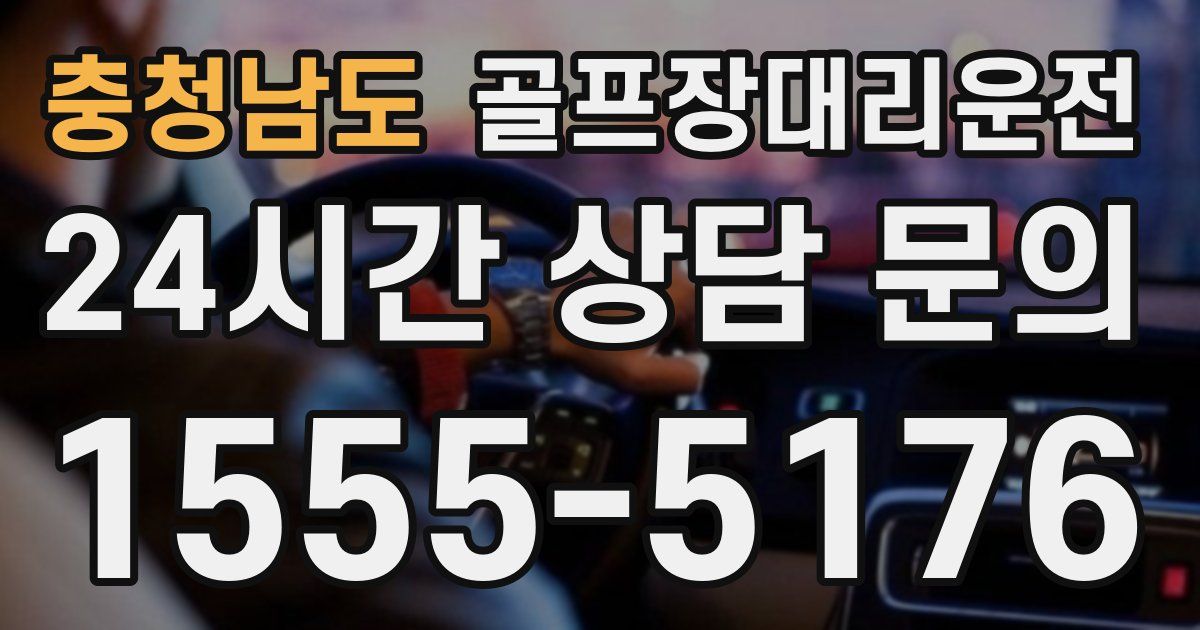 골프장대리운전 서비스