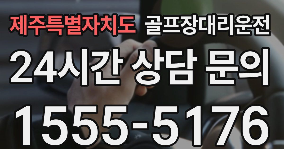 골프장대리운전 서비스