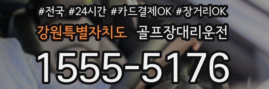 강원특별자치도 골프장대리운전