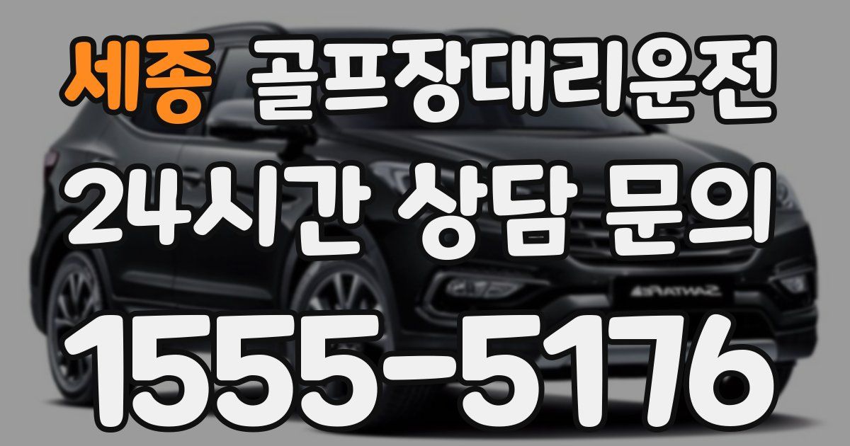 골프장대리운전 서비스