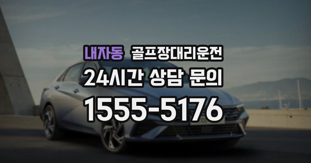 골프장대리운전 서비스