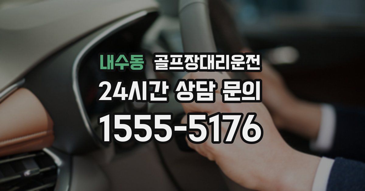 골프장대리운전 서비스