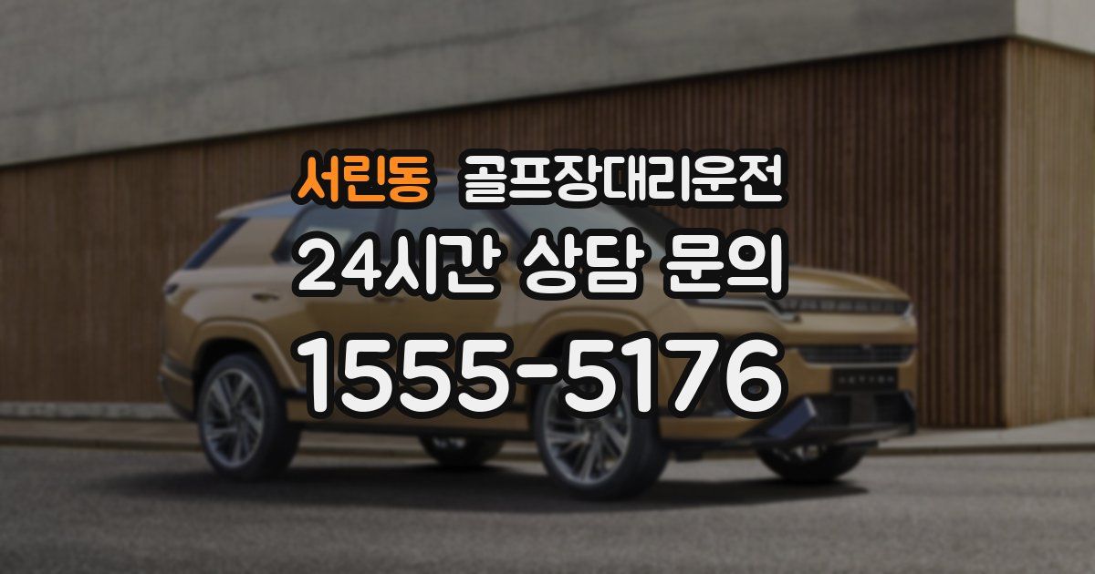 골프장대리운전 서비스