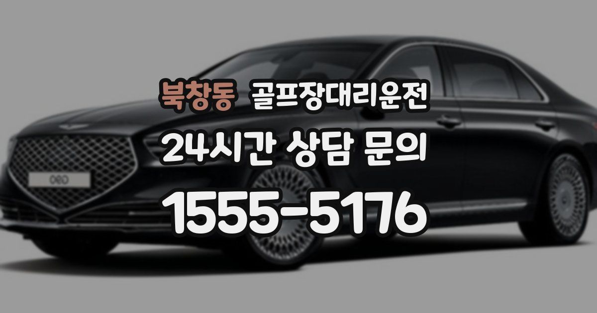 골프장대리운전 서비스