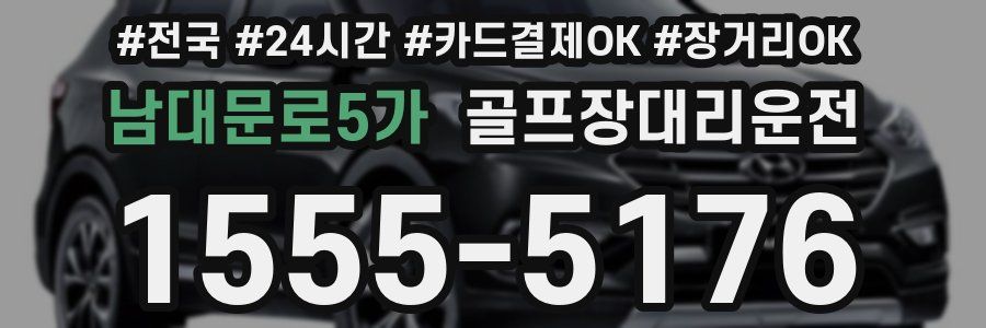 남대문로5가 골프장대리운전