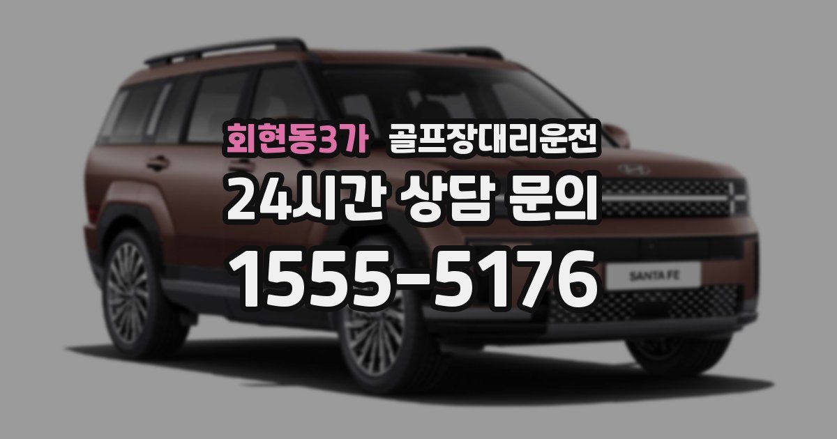 골프장대리운전 서비스