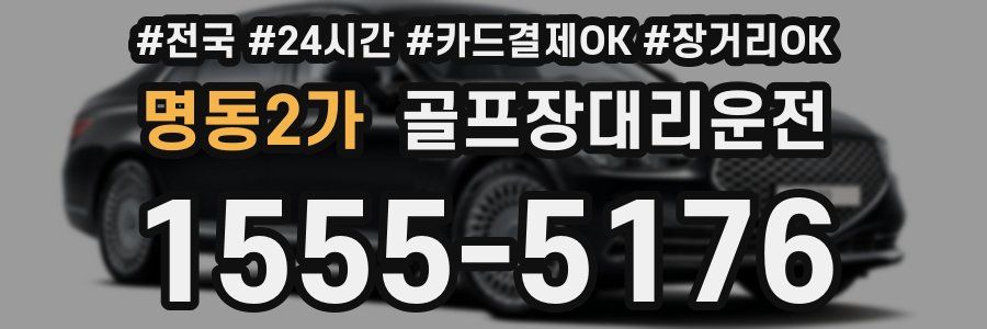 명동2가 골프장대리운전