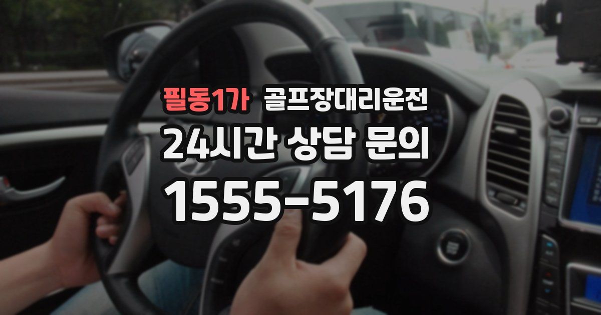 골프장대리운전 서비스