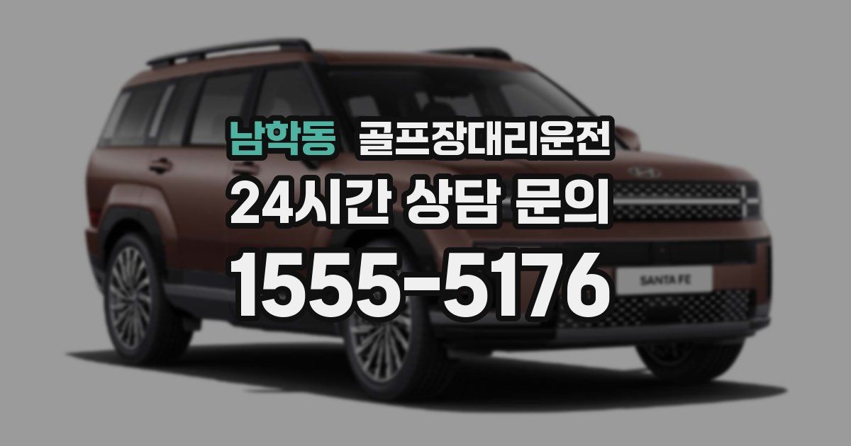 골프장대리운전 서비스