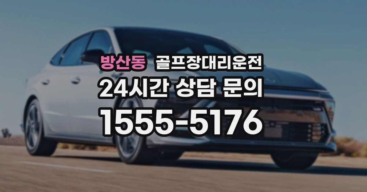 골프장대리운전 서비스