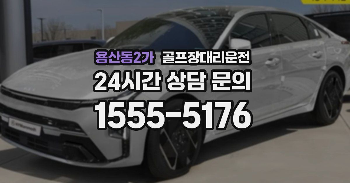 골프장대리운전 서비스