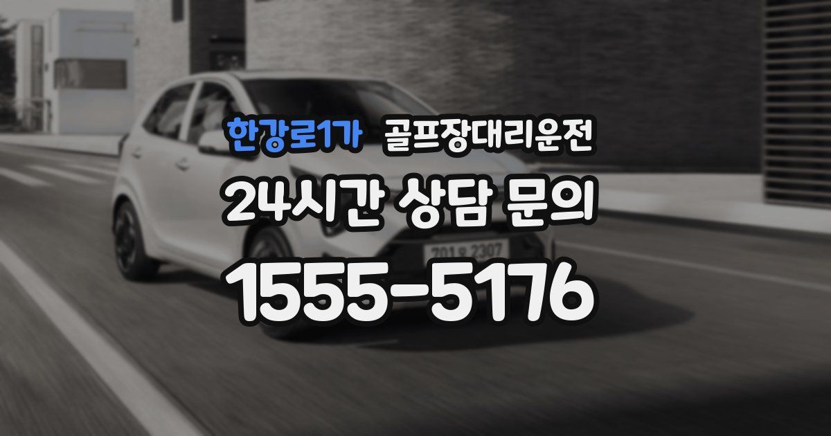 골프장대리운전 서비스