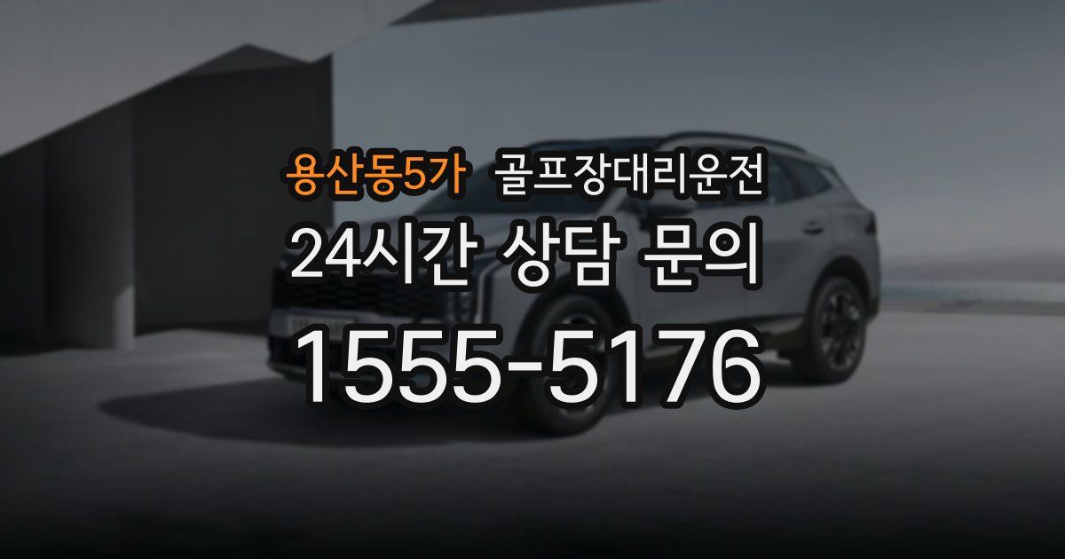 골프장대리운전 서비스