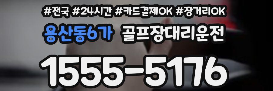 용산동6가 골프장대리운전