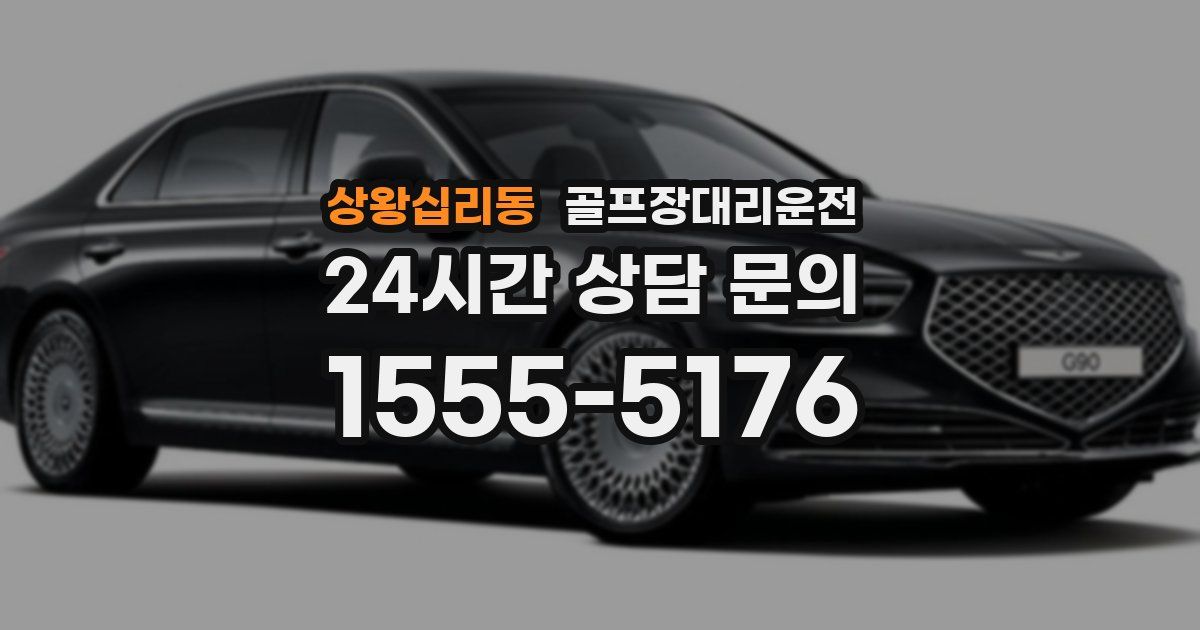 골프장대리운전 서비스