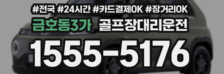 금호동3가 골프장대리운전