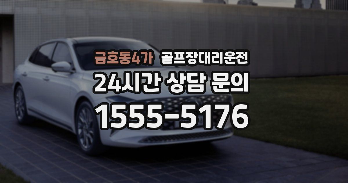 골프장대리운전 서비스