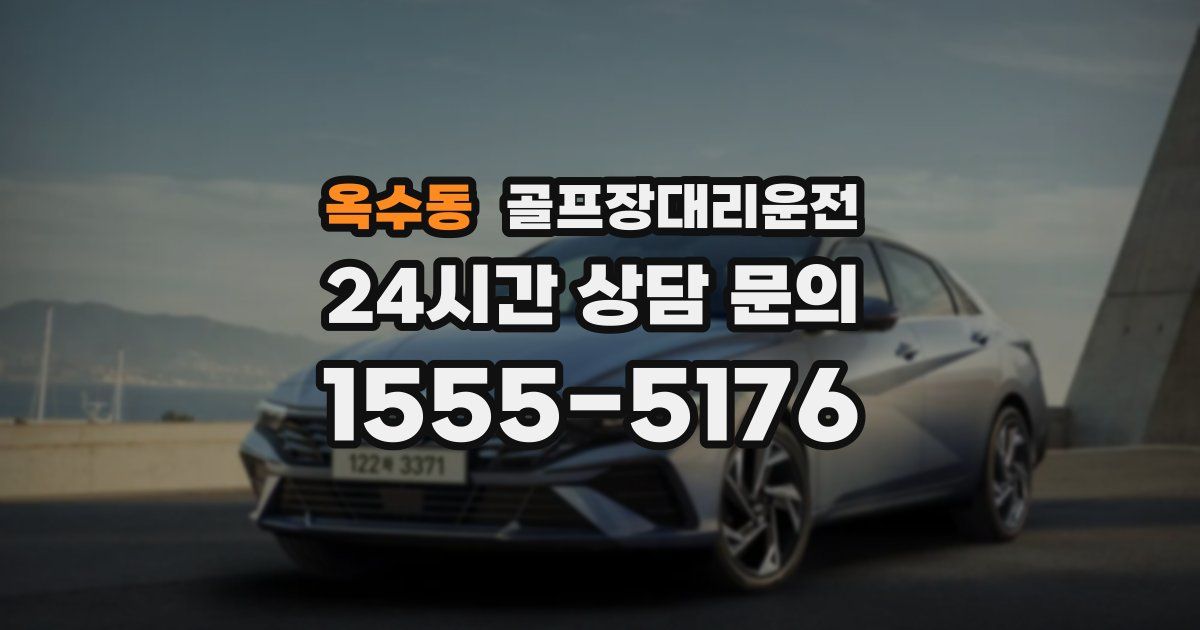 골프장대리운전 서비스