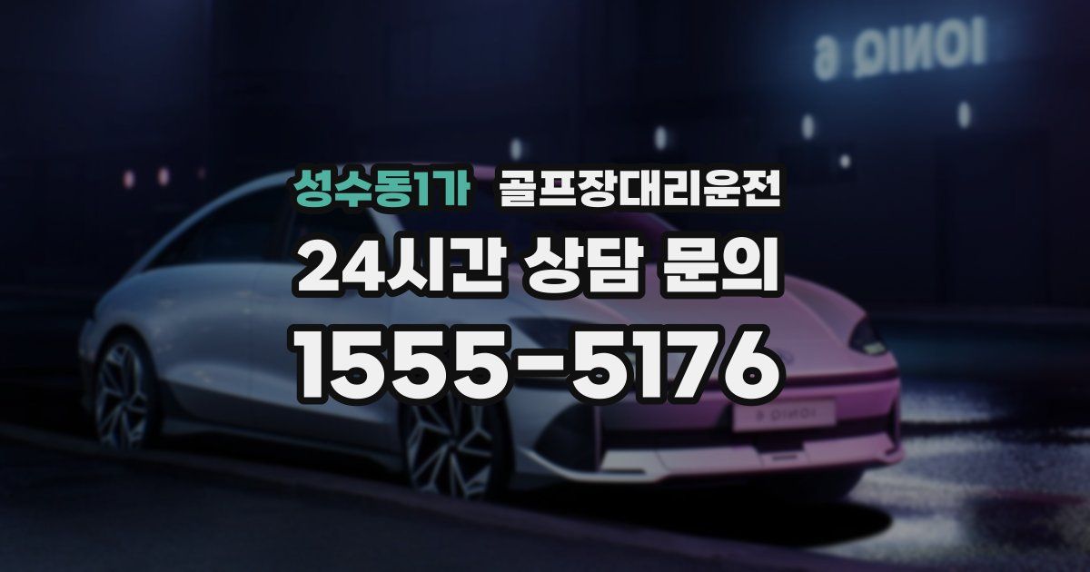 골프장대리운전 서비스